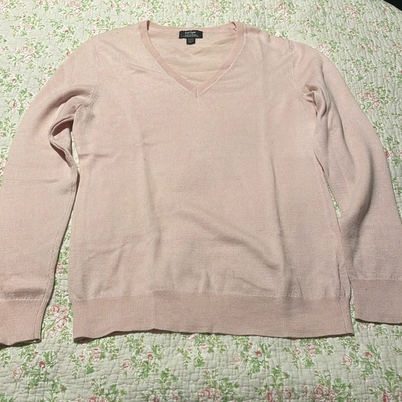 Lord & Taylor Sweaters - Lord & Taylor Pink V-Neck Sweater